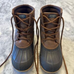 Sperry duck boots boys size 3